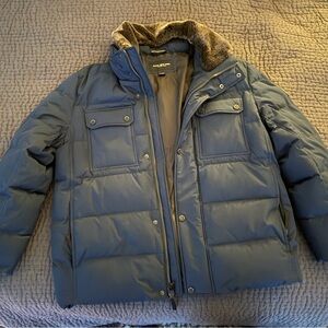 Marc New York Men's Blue Puffer Jacket